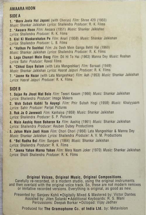 Classics Revival Awaara Hoon Audio Cassette (1)