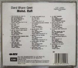 Dard Bhare Geet Mohd. Rafi Hindi Audio Cd