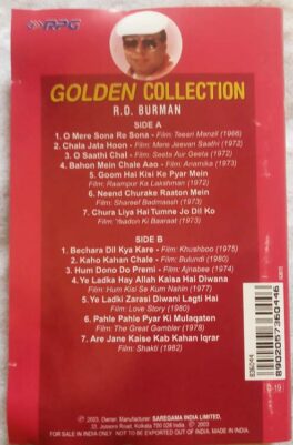 Golden Collections R.D Burman Hindi Audio Cassette
