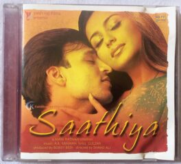 Saathiya Hindi Audio Cd By A.R. Rahman