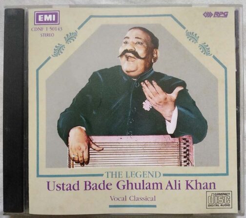 The Legend Ustad Bade Ghuam Ali Khan Vocal Classical Audio Cd (2)