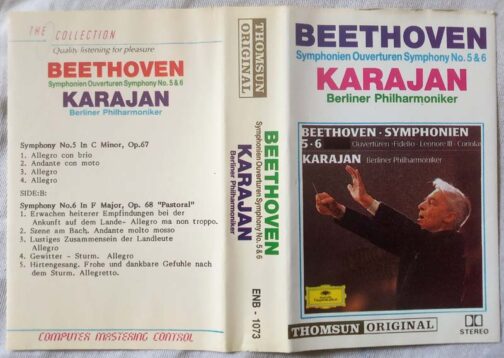 Beethoven Karajan Symphonien 5.6 Audio Cassette