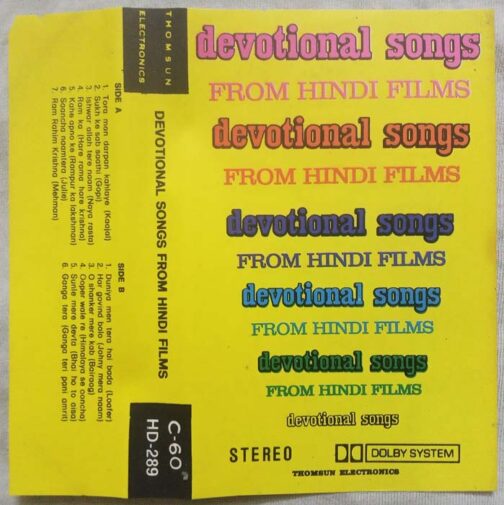 Devotional Song From Hindi Films Hindi Audio Cassette