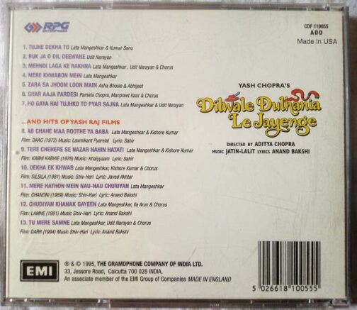 Dilwale Dulhania Le Jayenge Hindi Audio CD By Jatin Pandit, Lalit Pandit (1)