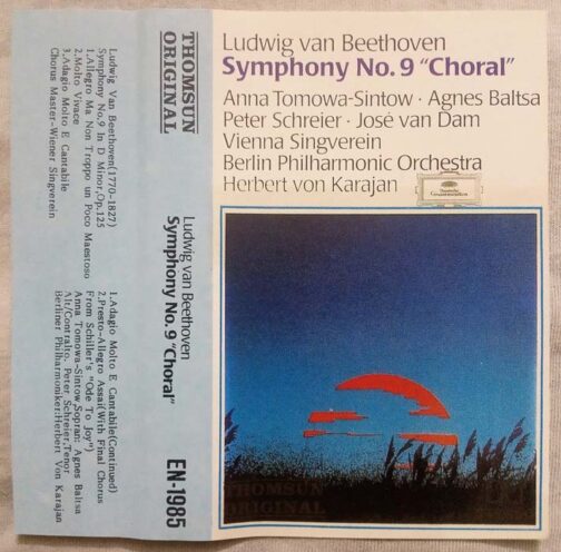 Ludwig Van Beethoven Symphony No 9 Choral Audio Cassette