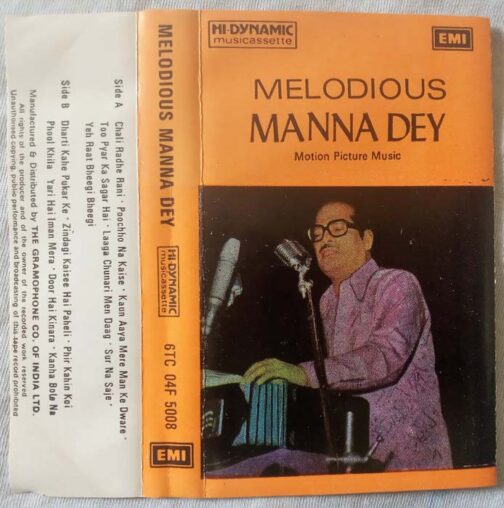 Melodious Manna Day Hindi Audio Cassette