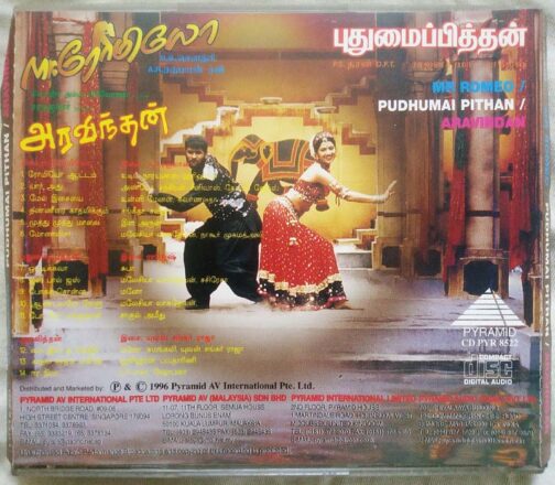 Mr Romeo - Pudhumai Pithan - Aravindan Tamil Audio Cd (3)