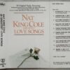 Nat King Cole Greatest Love Song Audio Cassette