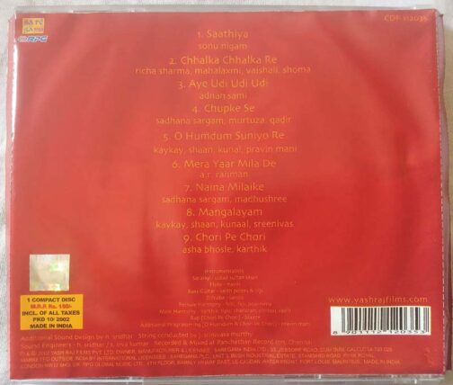 Saathiya Hindi Audio Cd By A.R. Rahman (1)