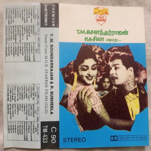 T.M. Soundarrajan & P.Susheela Duets From M.G.R Starrer Films Tamil Audio Cassette