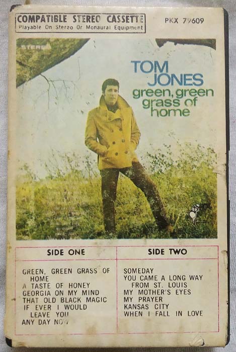 Tom Jones Green Green Grass of home Audio Cassette