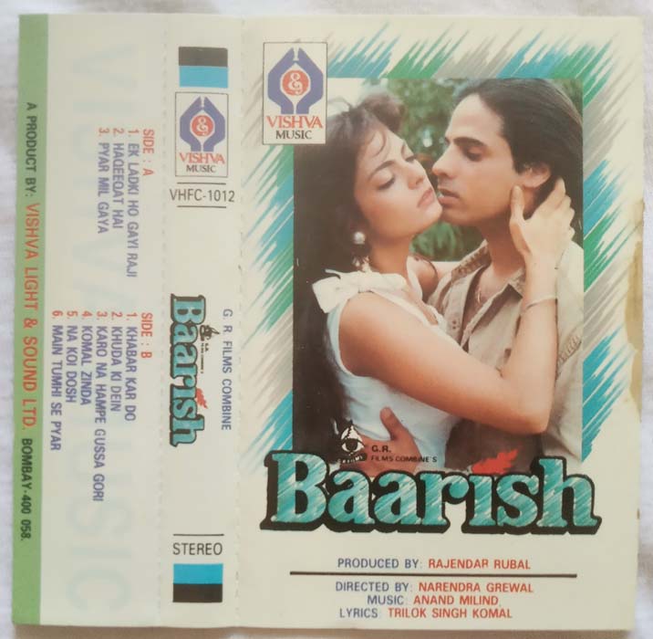 Baarish Hindi Audio Cassette By Anand Milind