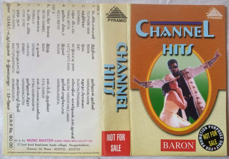 Channel Hits Tamil Audio Cassette
