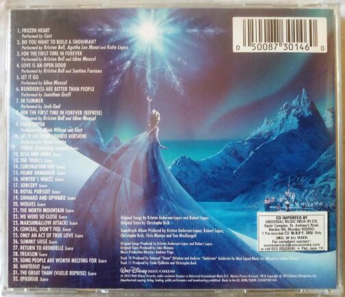 Frozen Soundtrack Audio Cd (1)