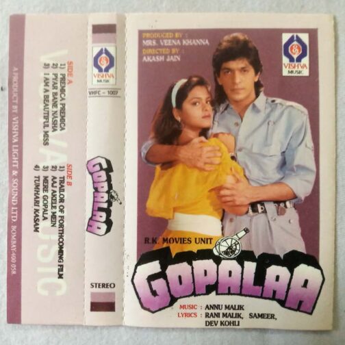 Gopalaa Hindi Audio Cassette By Anu Malik