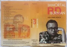 Immortal R.D Burman his own voice Hindi Audio Cassette