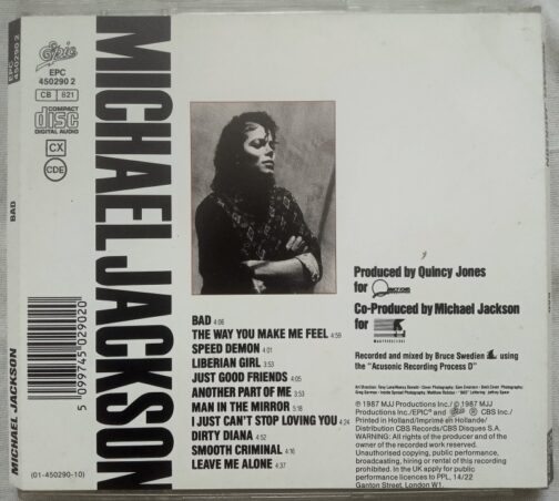Micheal Jackson Bad Audio CD (1)