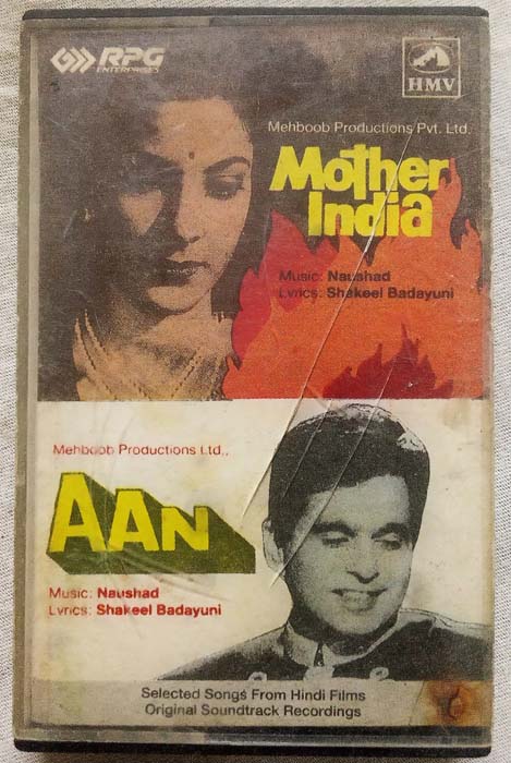 Mother India - Aan Hindi Audio Cassette By Naushad (2)