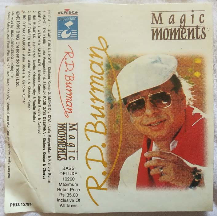 R.D Burman Magic Movents Hindi Audio Cassette