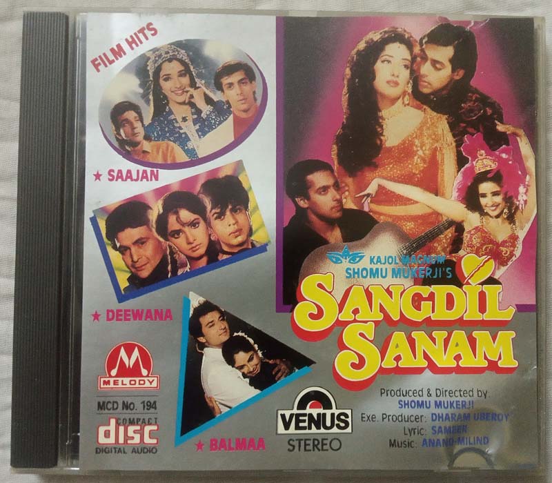 Sangdil Sanam - Film Hits Hindi Audio Cd (2)