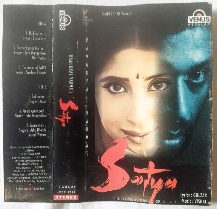 Satya Hindi Audio Cassette By Vishal