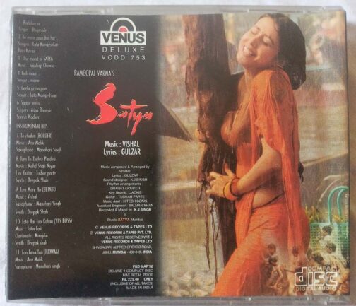 Satya Hindi Audio Cd By Vishal (1)