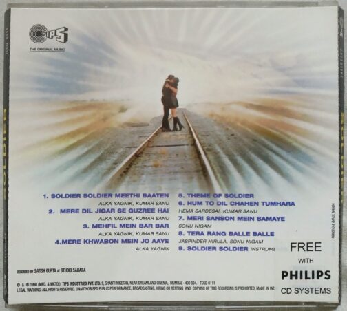 Soldier Hindi Audio cd By Anu Malik (3)