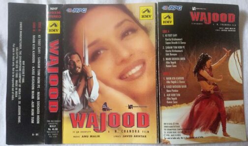 Wajood Hindi Audio Cassette By Anu Malik