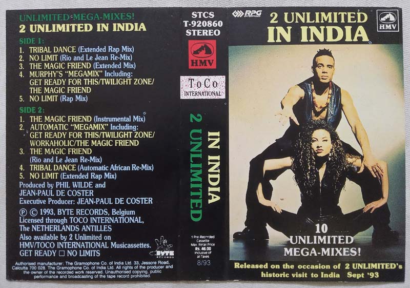 2 Unlimited In India Hindi Audio Cassette