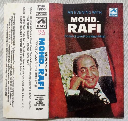 An Evening with Mohd Rafi Hindi Audio Cassette