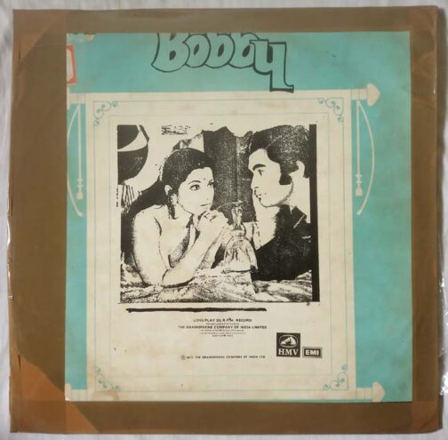 Bobby Hindi LP Vinyl Record Laxmikant–Pyarelal (2)