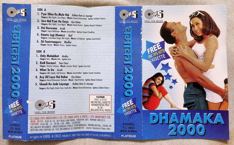 Dhamaka 2000 Hindi Audio Cassette