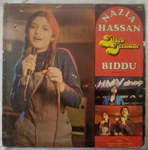 Disco Deewane Nazia Hassan Biddu Hindi LP Vinyl Record.. (2)