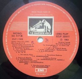 Hits from M.G.R Starer Films Vol 2 Tamil LP Vinyl Record