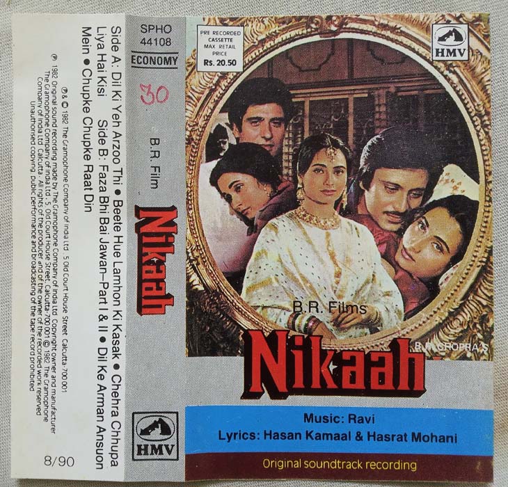 Nikaah Hindi Audio Cassette By Ravi