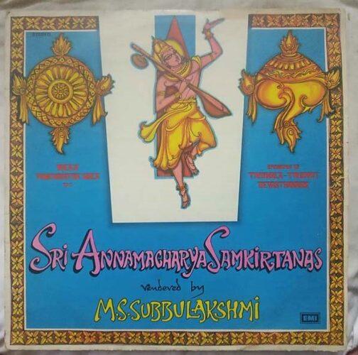 Sri Annamacharya Samkirtanas By M.S. Subbulakshmi Tamil LP Vinyl Record (2)