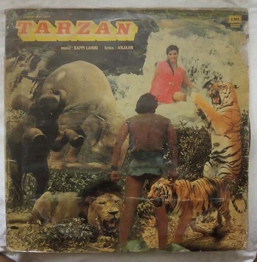 Tarzan Hindi LP Vinyl Record By Bappi Lahiri (2)