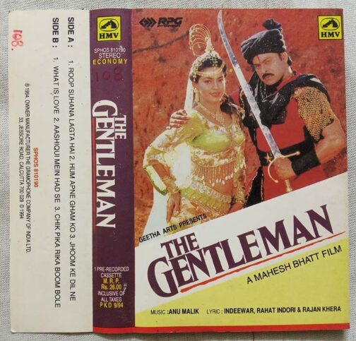 The Gentleman HindI Audio Cassettes By Anu Malik