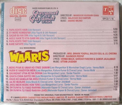 Waaris - Qayamat Se Qayamat Tak Hindi Audio Cd (1)