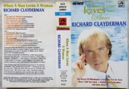 When Man Loves a Women Richard Clayderman Audio Cassette