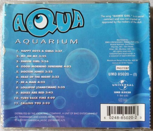 Aqua Aquarium Audio cd (1)