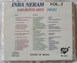 Inba Neram Sad Duets Hits Vol 3 Tamil Audio CD