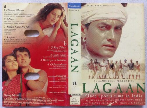 Lagaan Hindi Audio Cassettes By A.R Rahman