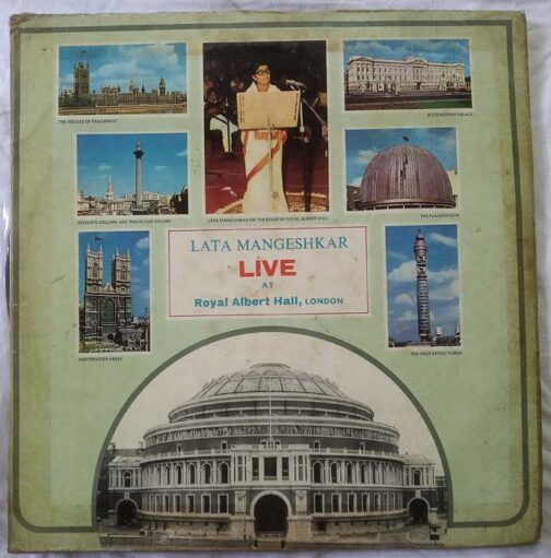 Lata Mangeshkar Live Royal Albert Hall London 2 LP Set Hindi LP Vinyl Record (1)