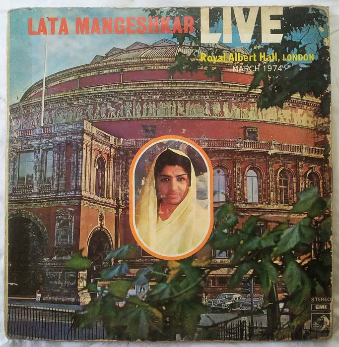 Lata Mangeshkar Live Royal Albert Hall London 2 LP Set Hindi LP Vinyl Record (2)