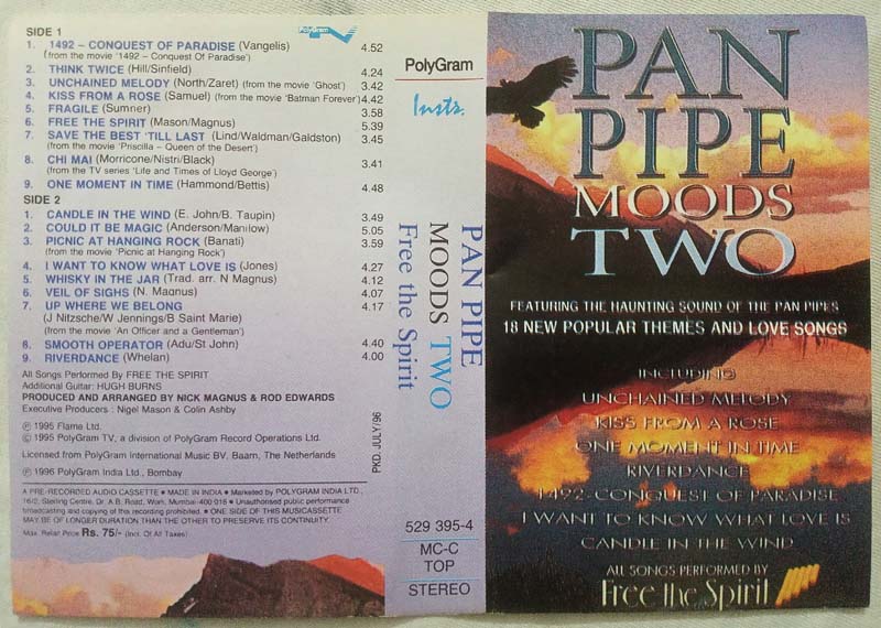 Pan Pipe Moods Two Audio Cassette
