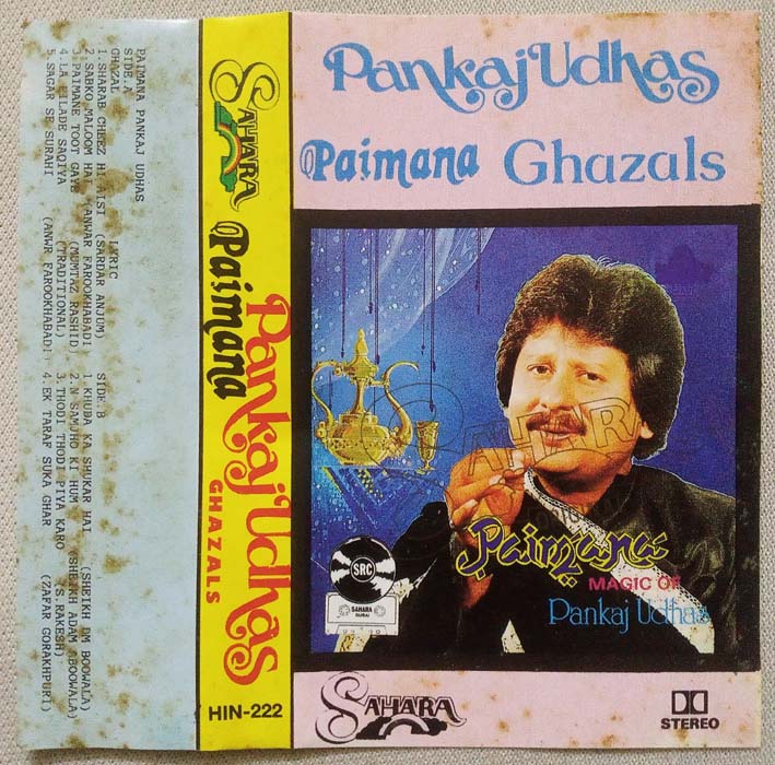 Pankaj Udhas Paimana Ghazals Hindi Audio Cassette