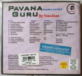 Pavana Guru Yesudhas Live Vol 8 Audio Cd By Yesudas