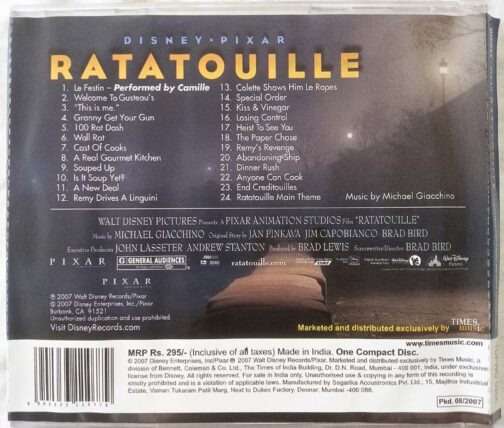 Ratatouille Soundtrack Audio cd (1)
