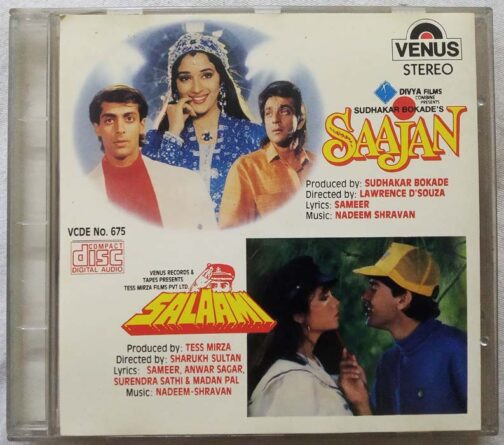 Saajan – Salaami Hindi Audio Cd By Nadeem Shravan (2)